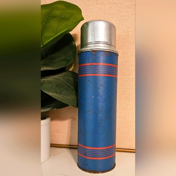 Vintage Blue Keapsit Thermos - Large - Picture 2 of 6